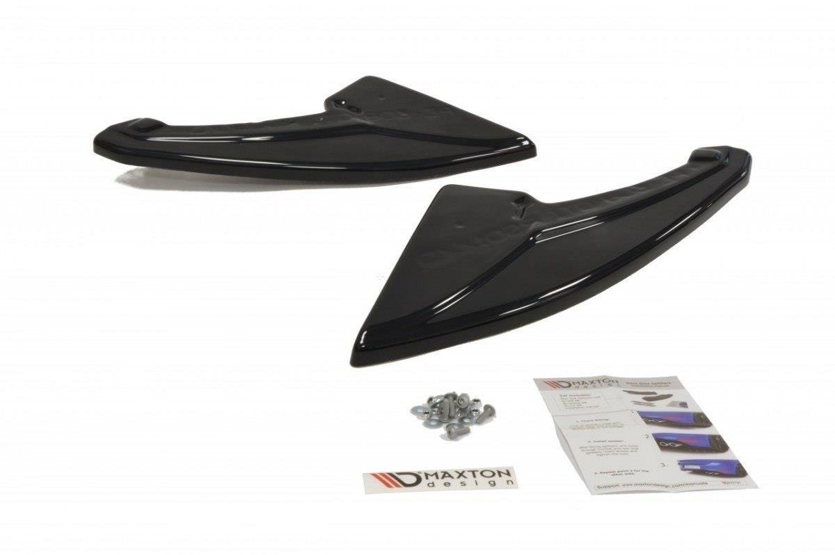 Heck Ansatz Flaps Diffusor für PEUGEOT 308 II GTI Carbon Look
