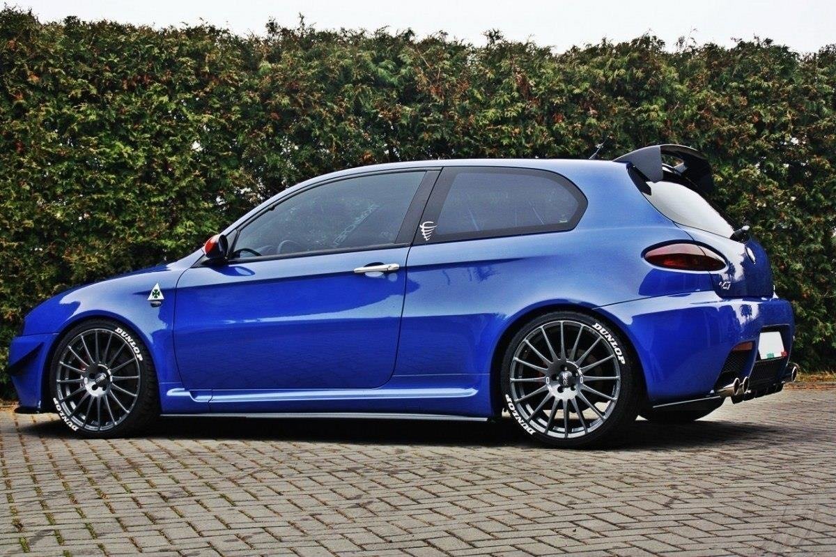 Seitenschweller Ansatz für ALFA ROMEO 147 GTA Carbon Look