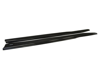 Seitenschweller Ansatz für Lexus GS Mk4 Facelift schwarz matt