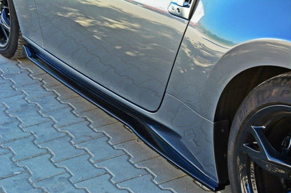 Seitenschweller Ansatz für V.1 für Nissan 370Z Carbon Look
