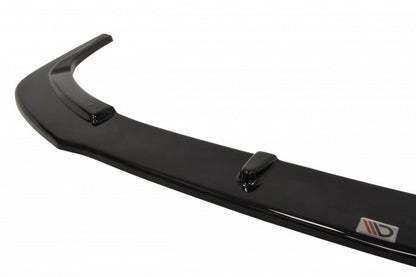 Front Ansatz V.1 für Mitsubishi Lancer Evo X schwarz Hochglanz