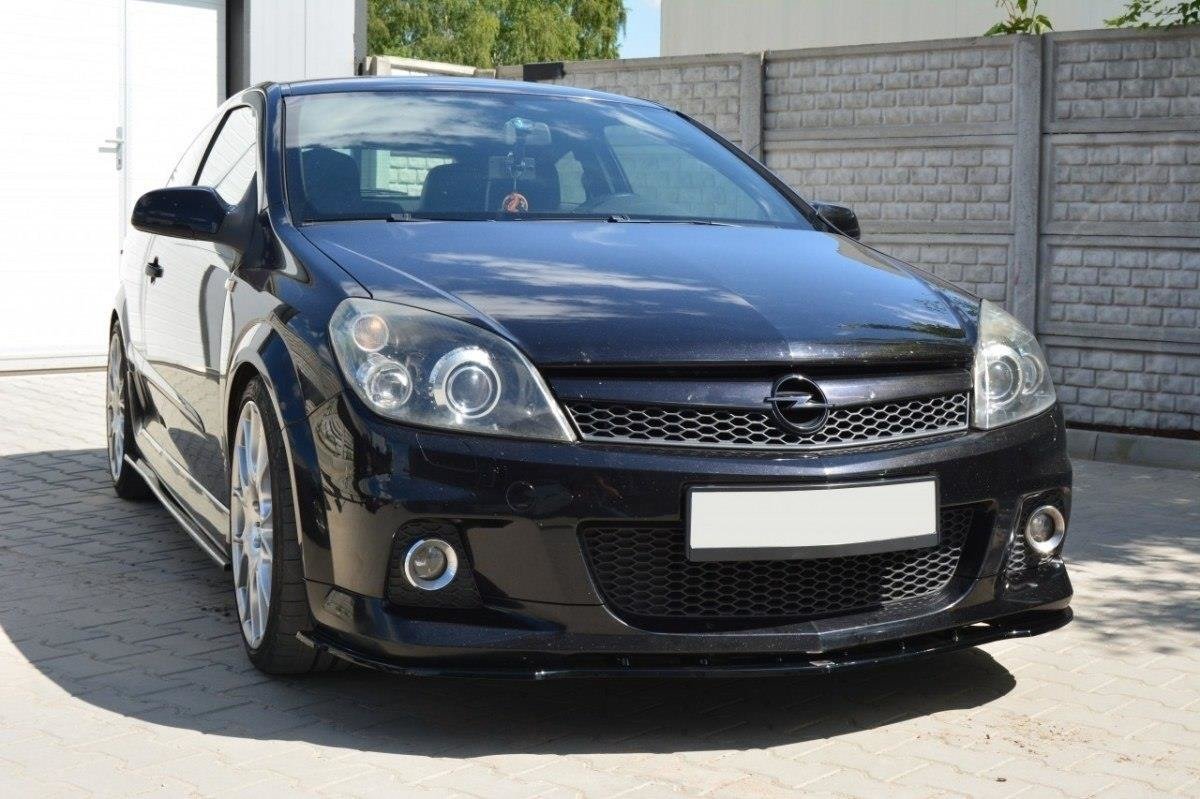 Front Ansatz für OPEL ASTRA H (für OPC / VXR) schwarz Hochglanz