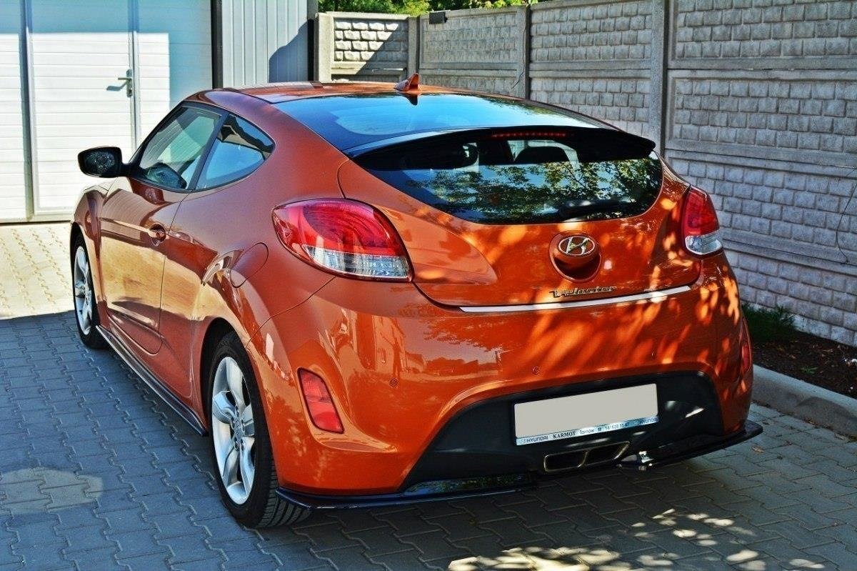 Dokładki Progów Hyundai Veloster schwarz matt