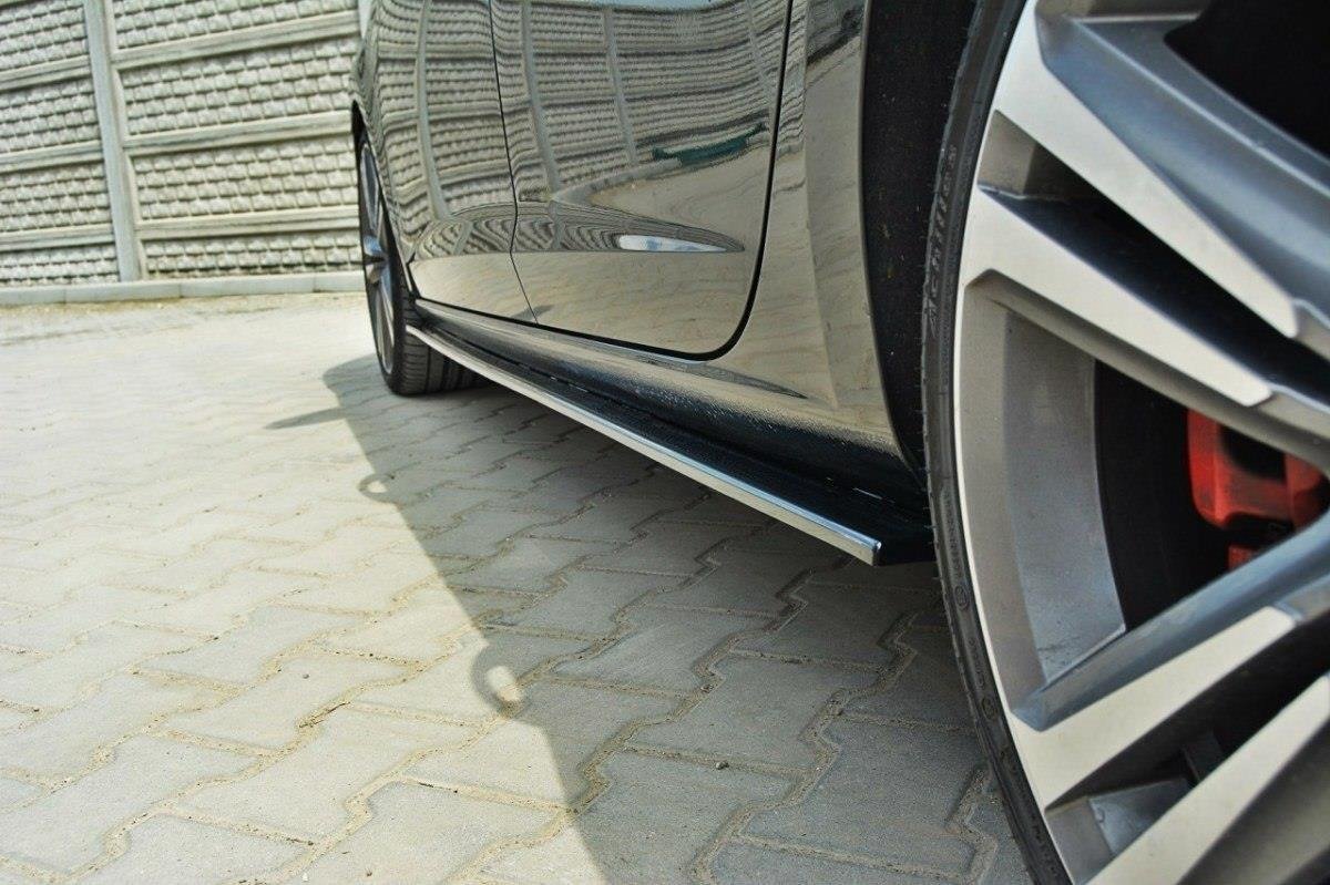 Seitenschweller Ansatz für SEAT LEON III CUPRA / FR schwarz matt