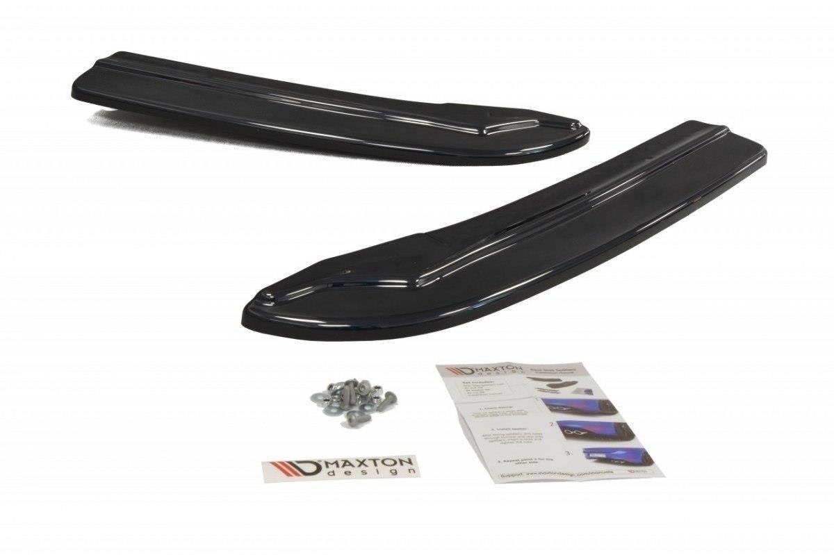 Heck Ansatz Flaps Diffusor für Mercedes C W204 63 AMG/AMG-Line Carbon Look