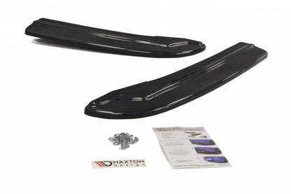 Heck Ansatz Flaps Diffusor für Mercedes C W204 63 AMG/AMG-Line Carbon Look