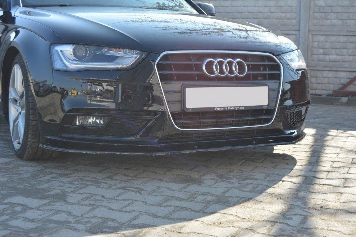 Front Diffuser V.1 Audi A4 B8 FL schwarz matt