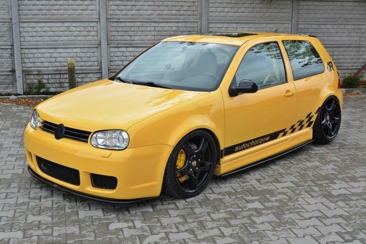 Front Ansatz für VW GOLF 4 R32 schwarz Hochglanz