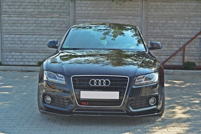 Front Ansatz für Audi S5 / A5 S-Line 8T schwarz Hochglanz