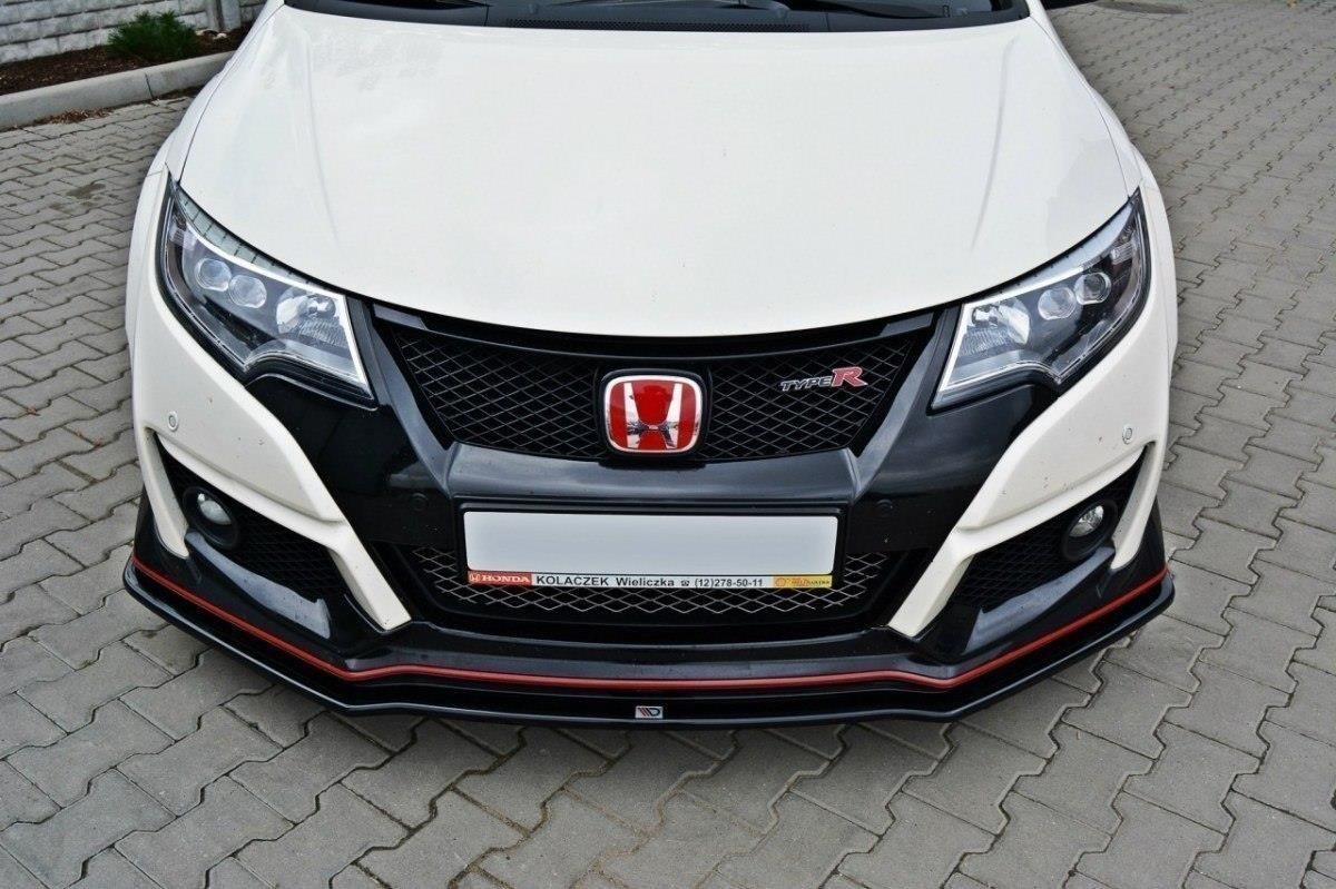 Front Ansatz für v.1 HONDA CIVIC IX TYPE R schwarz matt