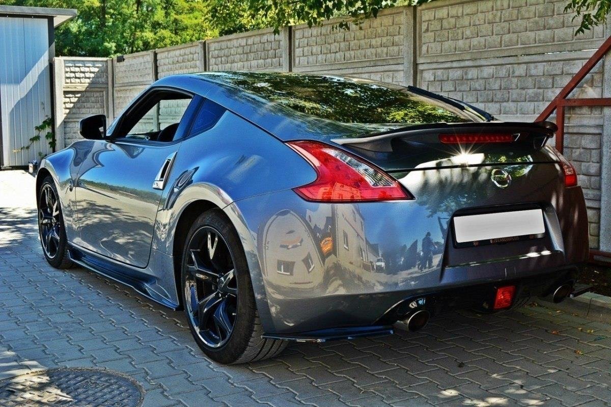 Seitenschweller Ansatz für V.1 für Nissan 370Z schwarz Hochglanz