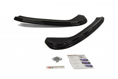 Heck Ansatz Flaps Diffusor für MASERATI GRANTURISMO 2007-2011 schwarz matt
