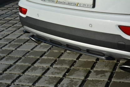 Mittlerer Diffusor Heck Ansatz für KIA SPORTAGE mk4 GT-Line schwarz Hochglanz