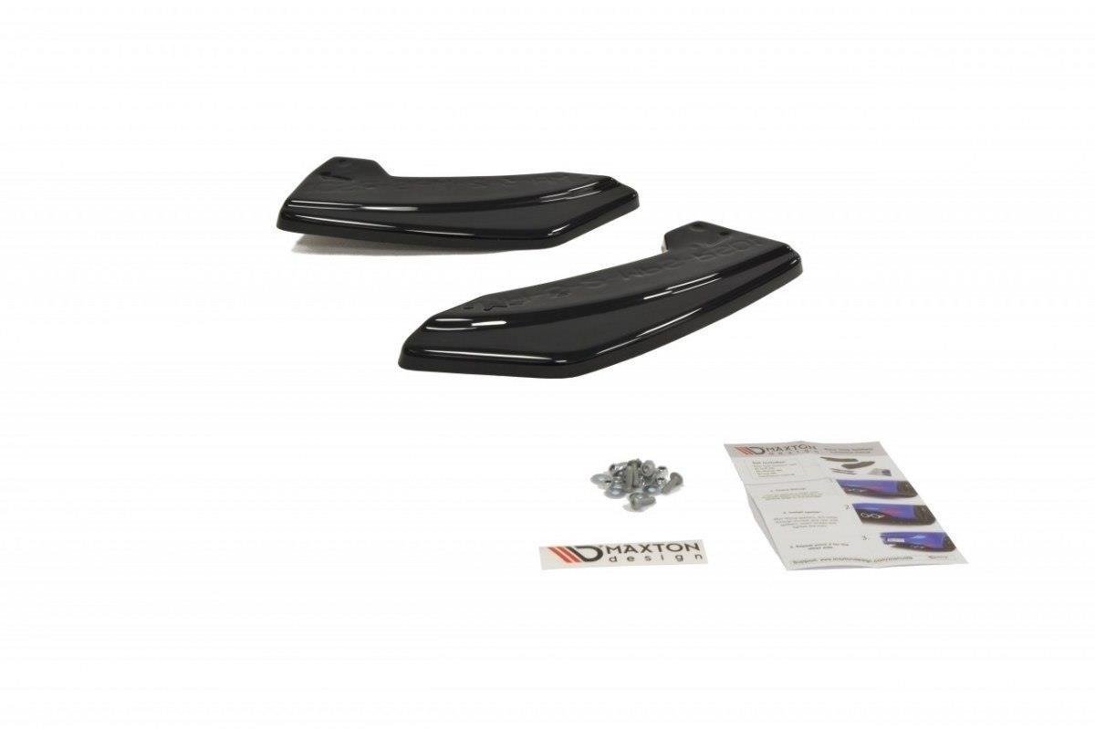 Heck Ansatz Flaps Diffusor für MAZDA 3 MK2 MPS schwarz matt