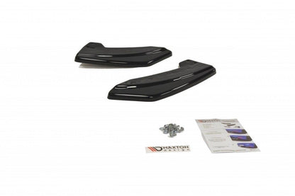 Heck Ansatz Flaps Diffusor für MAZDA 3 MK2 MPS schwarz matt