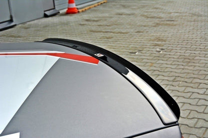 Spoiler CAP für MERCEDES CL-KLASSE C215 schwarz Hochglanz