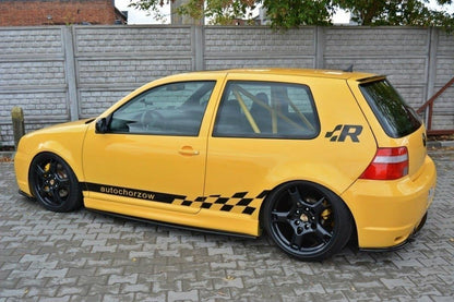 Seitenschweller Ansatz für VW GOLF 4 R32 schwarz Hochglanz