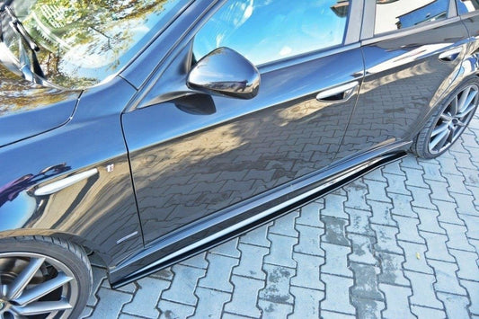 Seitenschweller Ansatz für ALFA ROMEO 159 TI schwarz matt
