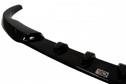 Front Ansatz für PEUGEOT 206 (für: CC, RC, GTI, S16, XSI, XS, SPORT) schwarz Hochglanz