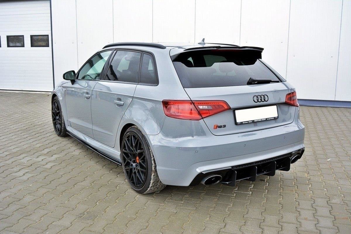 Spoiler CAP V.1 für Audi RS3 8V / 8V FL Sportback schwarz matt