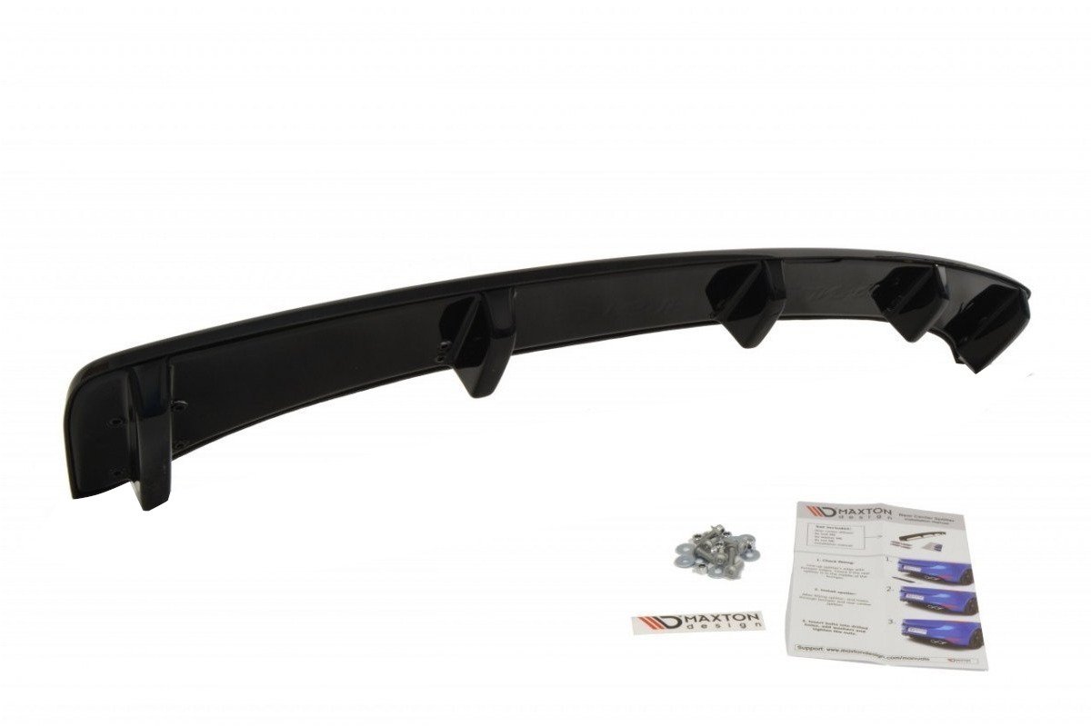 Mittlerer Diffusor Heck Ansatz für AUDI A5 S-LINE Facelift DTM LOOK Carbon Look