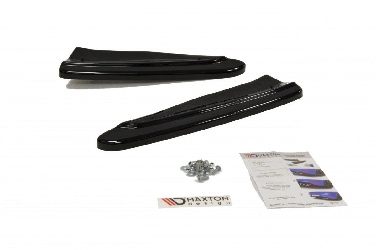 Heck Ansatz Flaps Diffusor für CHEVROLET CAMARO V SS - EU, US VERSION (vor Facelift) schwarz Hochglanz