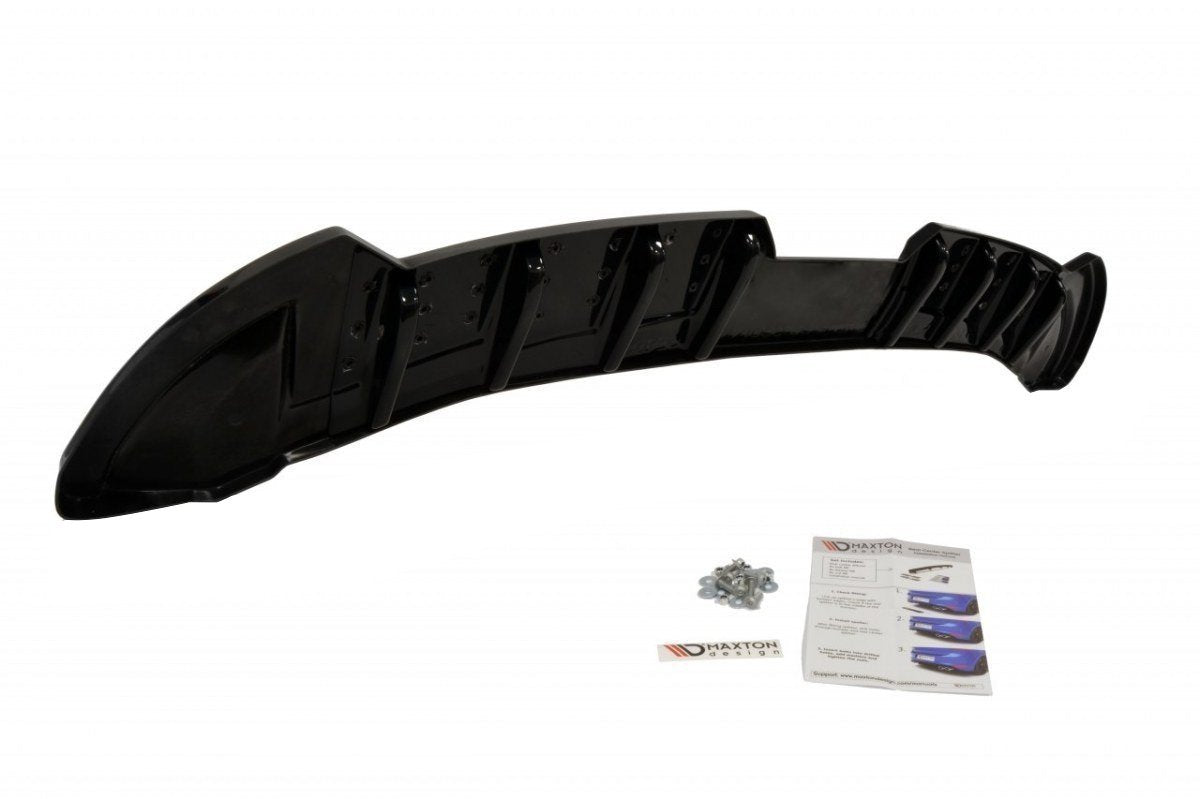 Diffusor Heck Ansatz für SEAT IBIZA 4 SPORTCOUPE (vor Facelift) DTM LOOK schwarz Hochglanz