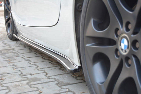 Seitenschweller Ansatz für BMW Z4 E85 / E86 vor Facelift schwarz Hochglanz