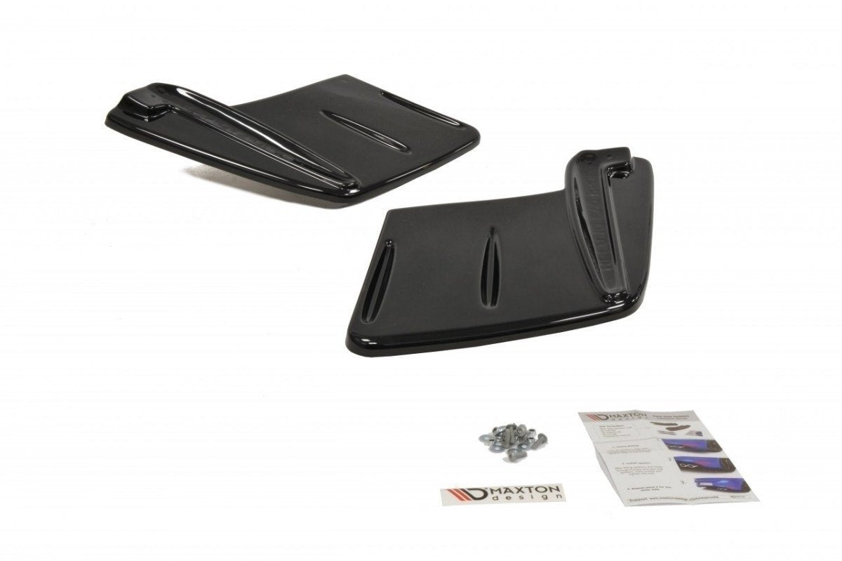 Heck Ansatz Flaps Diffusor für Mitsubishi Lancer Evo X schwarz matt