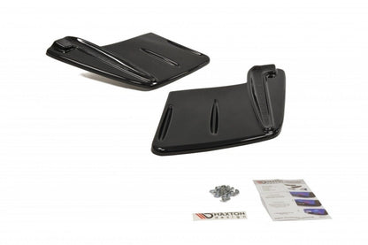 Heck Ansatz Flaps Diffusor für Mitsubishi Lancer Evo X schwarz matt