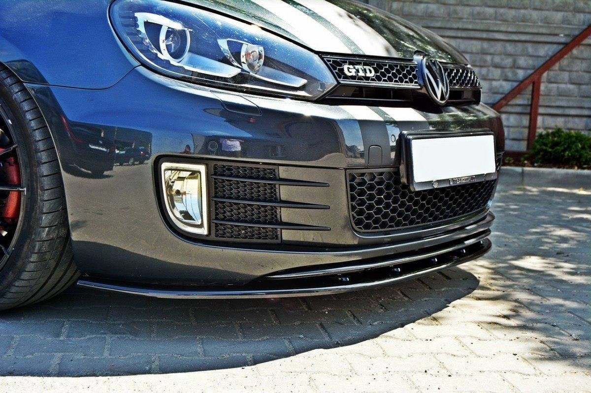 Front Ansatz für VER.2 VW GOLF 6 GTI schwarz matt
