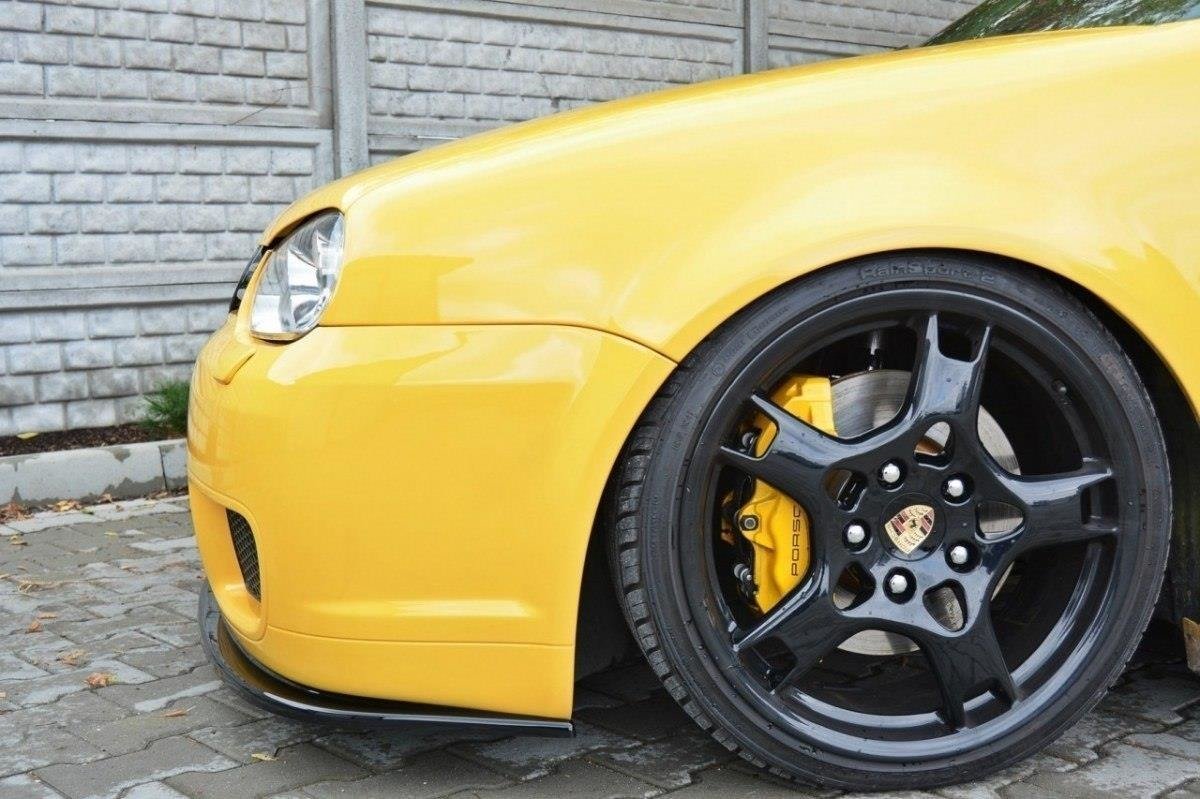 Front Ansatz für VW GOLF 4 R32 schwarz Hochglanz
