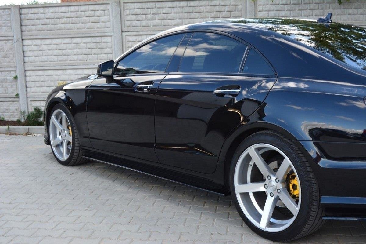 Seitenschweller Ansatz für MERCEDES CLS C218 AMG LINE Carbon Look