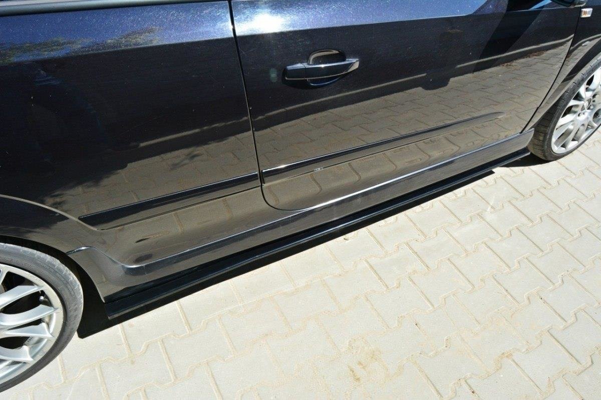 Seitenschweller Ansatz für OPEL ASTRA H (FOR OPC / VXR) schwarz matt