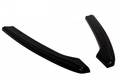 Heck Ansatz Flaps Diffusor für VW GOLF 7 R VARIANT schwarz matt