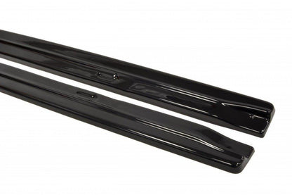 Seitenschweller Ansatz für VW PASSAT B5 schwarz matt