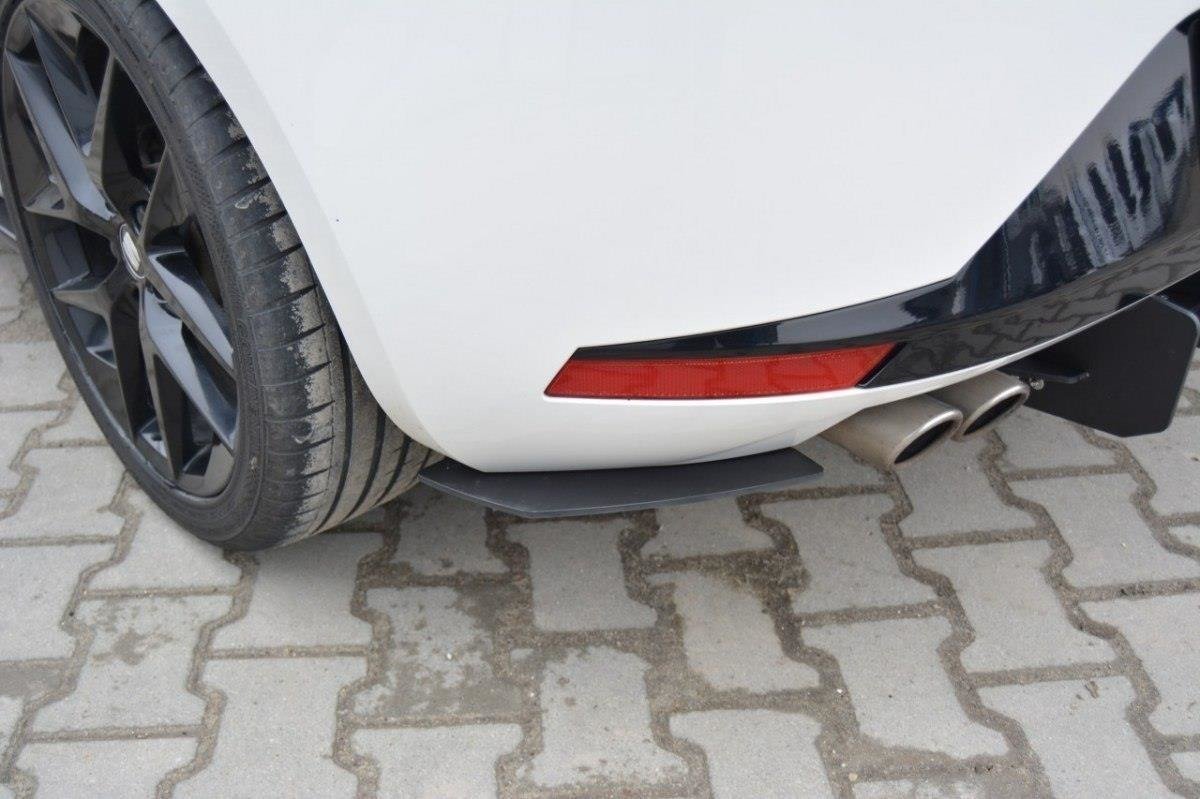 Diffusor Heck Ansatz für Heckschürze für SEAT LEON III FR