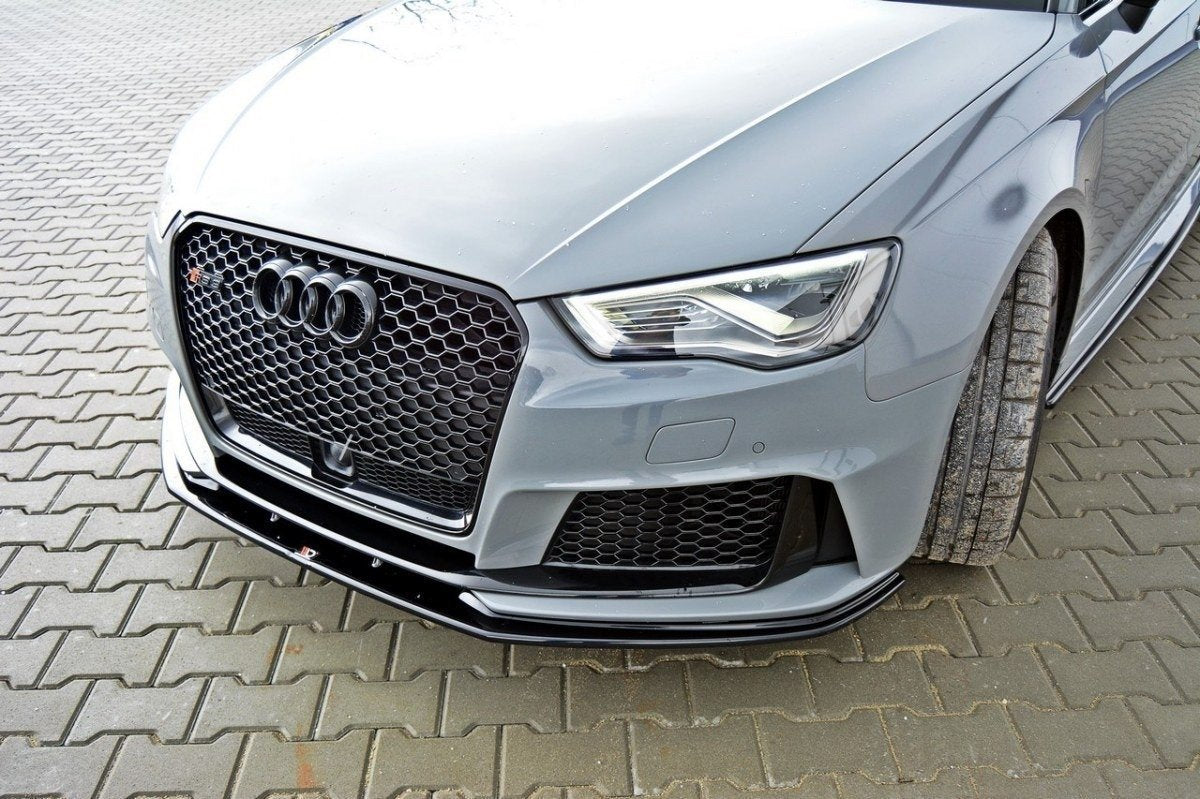 Front Ansatz V.2 für Audi RS3 8V Sportback schwarz Hochglanz