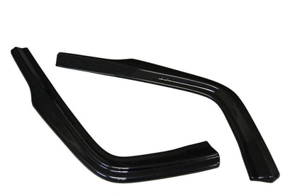 Heck Ansatz Flaps Diffusor für Lexus GS Mk4 Facelift H schwarz Hochglanz
