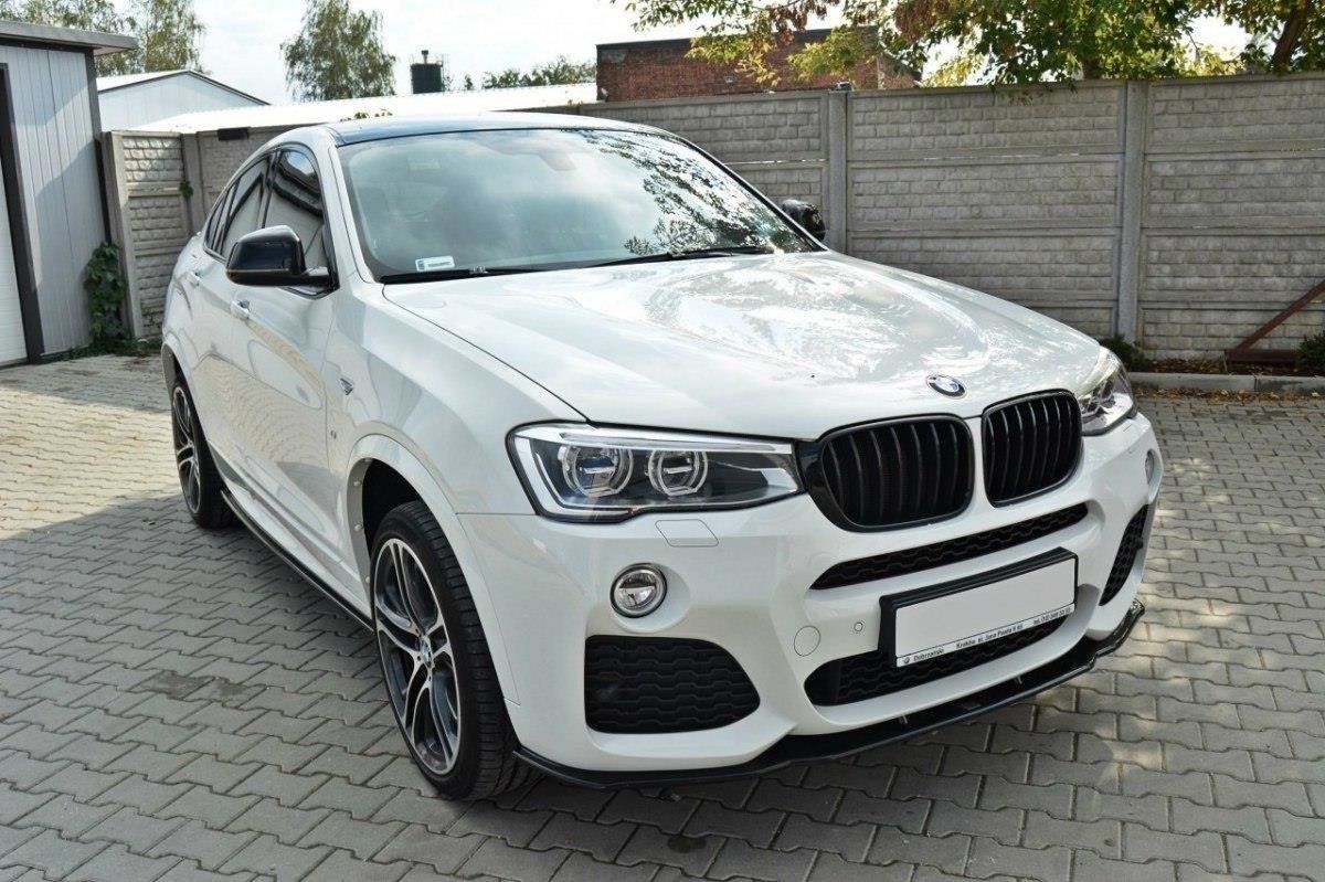 Front Ansatz für BMW X4 M Paket schwarz matt