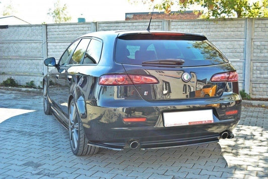 Mittlerer Diffusor Heck Ansatz für ALFA ROMEO 159  Carbon Look