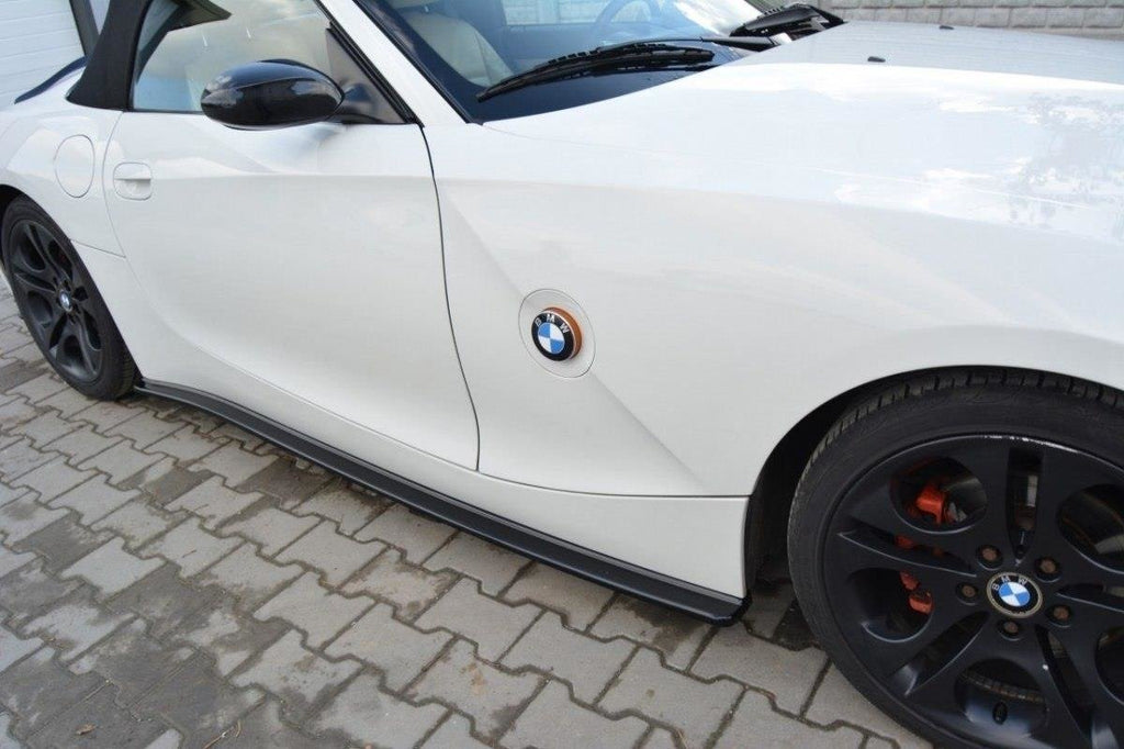 Seitenschweller Ansatz für BMW Z4 E85 / E86 vor Facelift schwarz Hochglanz