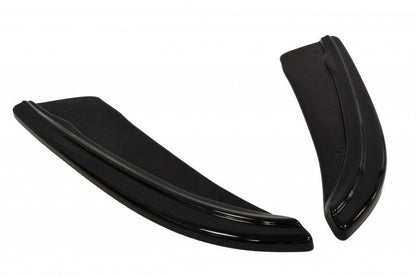 Heck Ansatz Flaps Diffusor für BMW 5er GT F07 schwarz Hochglanz