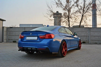 Diffusor Heck Ansatz für Heckschürze für & Heck Ansatz Flaps Diffusor für BMW 4er F32 M Paket