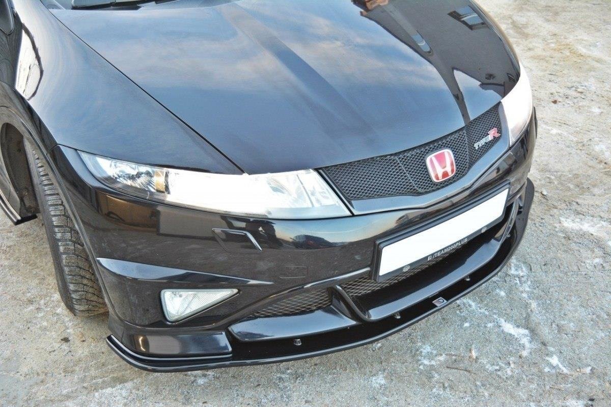 Front Ansatz für HONDA CIVIC VIII TYPE R GP schwarz matt