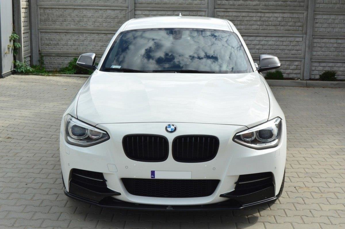 Front Ansatz für BMW 1er F20/F21 M-Power (vor Facelift) schwarz Hochglanz