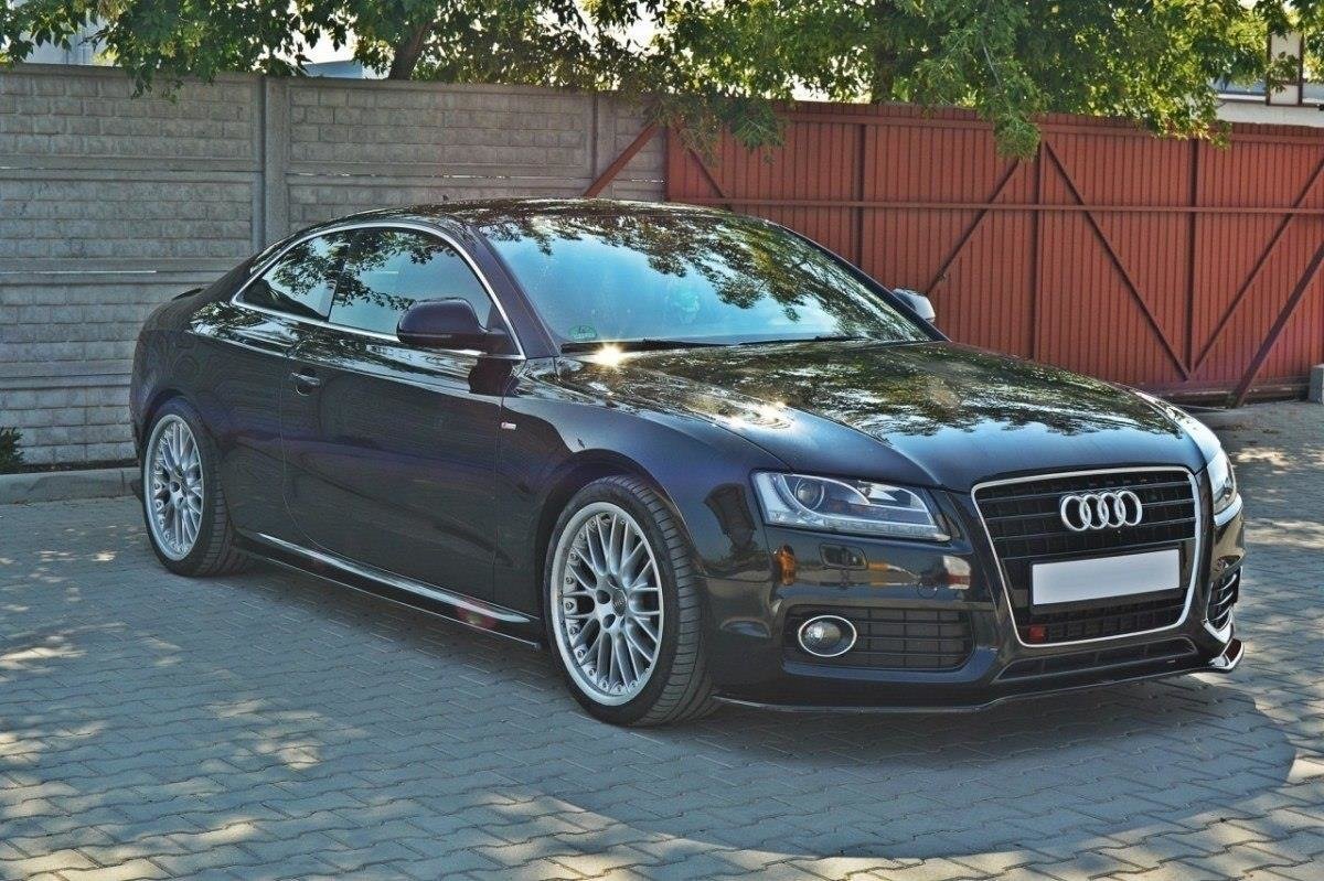 Seitenschweller Ansatz für Audi S5 / A5 / A5 S-Line 8T / 8T FL Carbon Look