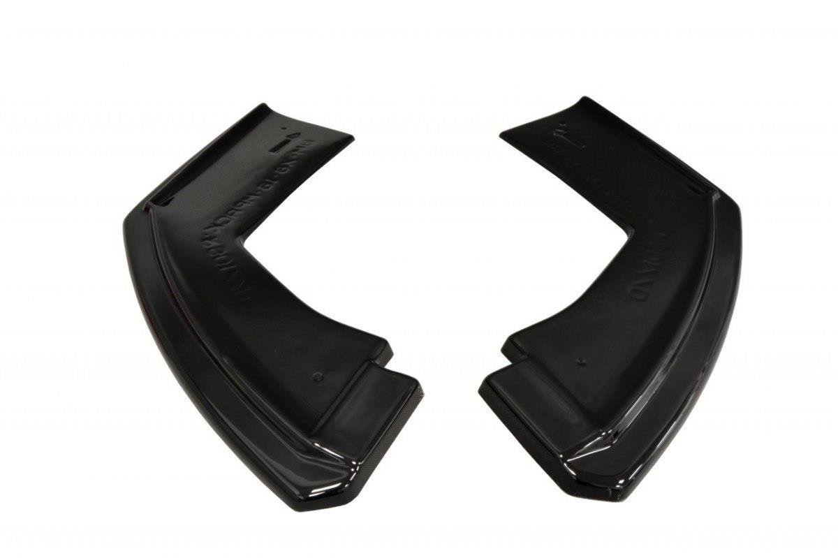 Heck Ansatz Flaps Diffusor für BMW X6 F16 M Paket Carbon Look