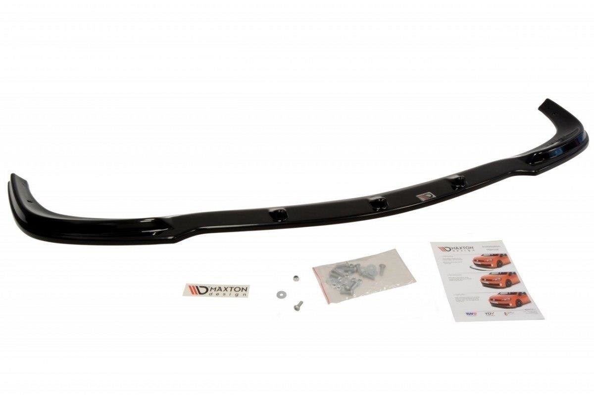 Front Ansatz für MERCEDES CLK W 209 FÜR STANDARD STOßSTANGE schwarz Hochglanz