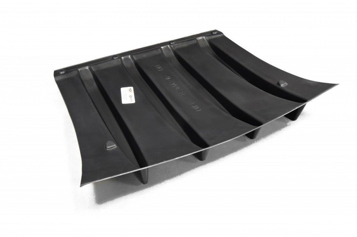 Diffusor Heck Ansatz für HONDA CIVIC IX TYPE R schwarz matt